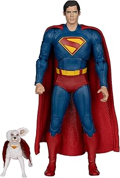 【2体セット】DCマルチバース　スーパーマン&クリプト　バトルダメージver. 2体セット】DCマルチバース スーパーマン&クリプト バトル